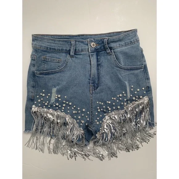 Short Blinged Out Shorts - Picture 1 of 4